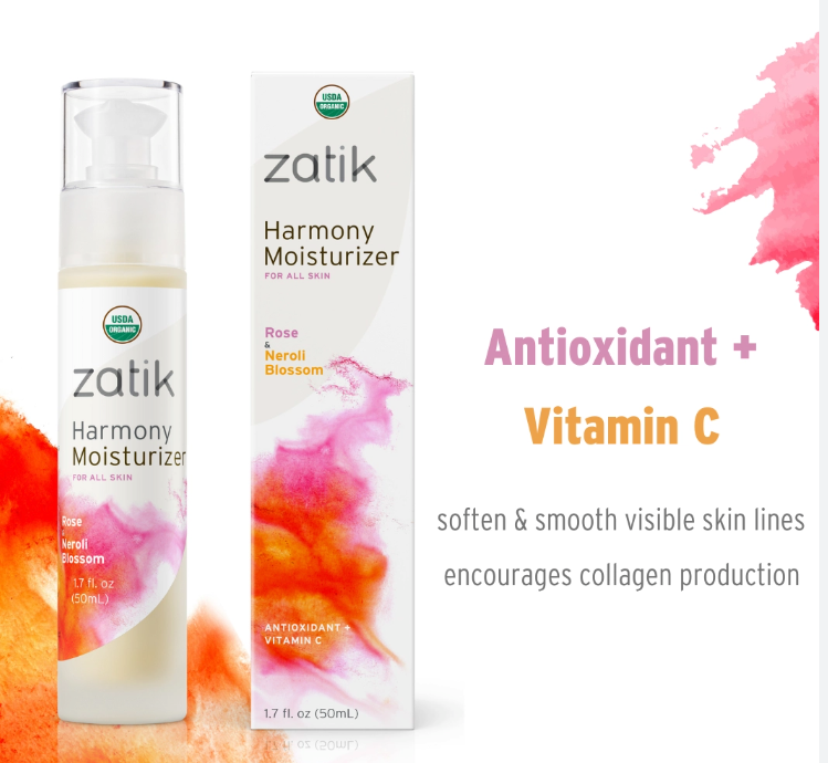 Zatik Harmony Moisturizer- Rose &amp; Neroli